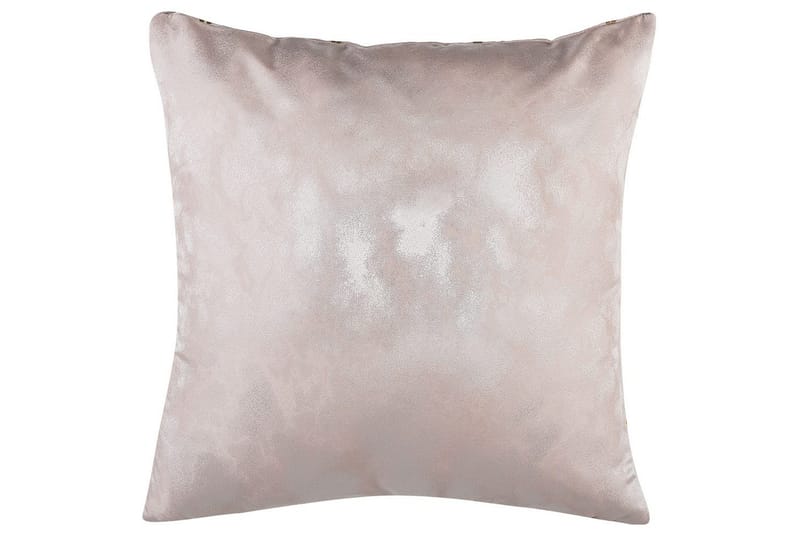 Prydnadskuddar Alyssum set om 2 Rosa/guld, Polyester - Rosa/guld, Polyester - Utemöbler & utemiljö - Dynor - Utomhuskuddar