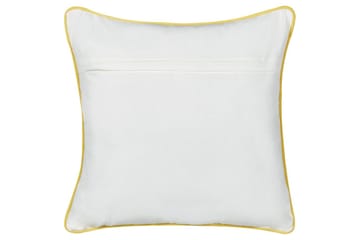 Prydnadskuddar Arales set om 2 Grå/vit/svart/gul, Fyrkantig - Grå/vit/svart/gul, Fyrkantig - Utemöbler & utemiljö - Dynor - Utomhuskuddar