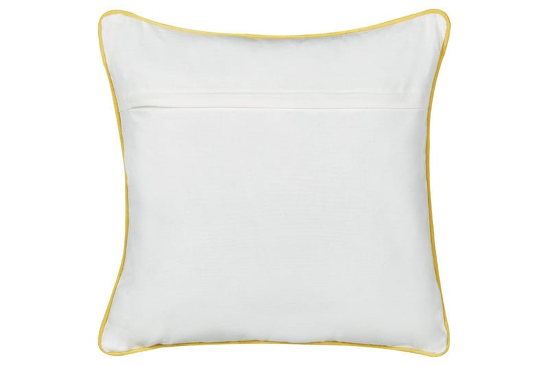 Prydnadskuddar Arales set om 2 Grå/vit/svart/gul, Fyrkantig - Grå/vit/svart/gul, Fyrkantig - Utemöbler & utemiljö - Dynor - Utomhuskuddar