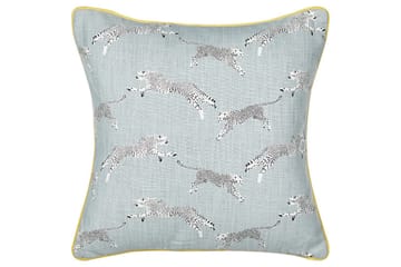 Prydnadskuddar Arales set om 2 Grå/vit/svart/gul, Fyrkantig - Grå/vit/svart/gul, Fyrkantig - Utemöbler & utemiljö - Dynor - Utomhuskuddar