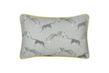 Prydnadskuddar Arales set om 2 Grå/vit/svart/gul, Rektangulär - Grå/vit/svart/gul, Rektangulär - Utemöbler & utemiljö - Dynor - Utomhuskuddar