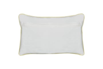 Prydnadskuddar Arales set om 2 Grå/vit/svart/gul, Rektangulär - Grå/vit/svart/gul, Rektangulär - Utemöbler & utemiljö - Dynor - Utomhuskuddar