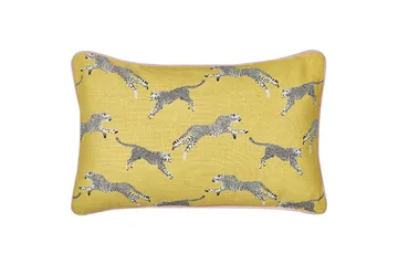 Prydnadskuddar Arales set om 2 Gul/Vit/Svart, Rektangulär - Gul/Vit/Svart, Rektangulär - Utemöbler & utemiljö - Dynor - Utomhuskuddar