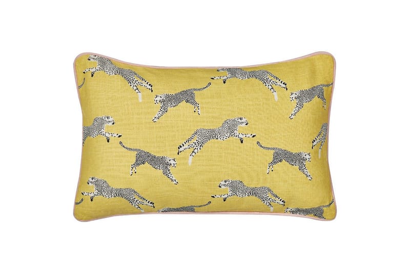 Prydnadskuddar Arales set om 2 Gul/Vit/Svart, Rektangulär - Gul/Vit/Svart, Rektangulär - Utemöbler & utemiljö - Dynor - Utomhuskuddar