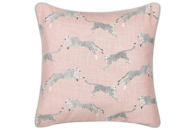 Prydnadskuddar Arales set om 2 Rosa/vit/svart/grå, Fyrkantig - Rosa/vit/svart/grå, Fyrkantig - Utemöbler & utemiljö - Dynor - Utomhuskuddar