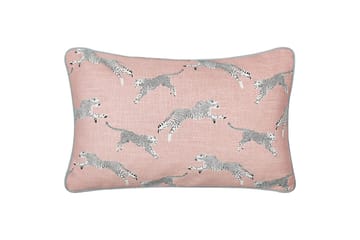 Prydnadskuddar Arales set om 2 Rosa/vit/svart/grå, Rektangulär - Rosa/vit/svart/grå, Rektangulär - Utemöbler & utemiljö - Dynor - Soffdyna & bänkdyna utemöbler