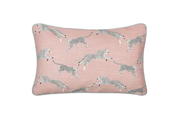 Prydnadskuddar Arales set om 2 Rosa/vit/svart/grå, Rektangulär - Rosa/vit/svart/grå, Rektangulär - Utemöbler & utemiljö - Dynor - Utomhuskuddar