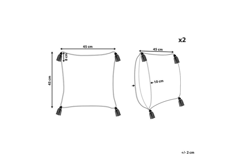 Prydnadskuddar Aralia set om 2 - Textil & mattor - Kudde & kuddfodral - Prydnadskudde & soffkudde