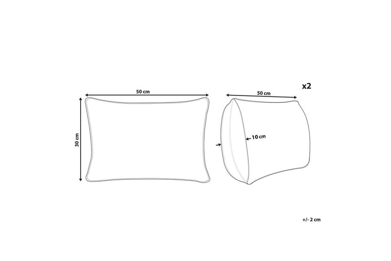 Prydnadskuddar Asarum set om 2 - Utemöbler & utemiljö - Dynor - Utomhuskuddar