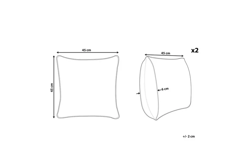 Prydnadskuddar Azami set om 2 - Utemöbler & utemiljö - Dynor - Utomhuskuddar