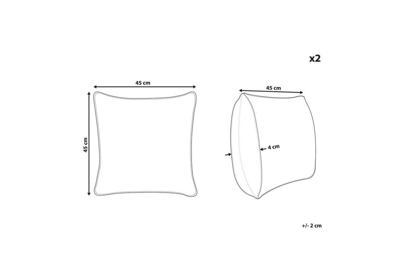 Prydnadskuddar Bakira set om 2 - Utemöbler & utemiljö - Dynor - Utomhuskuddar