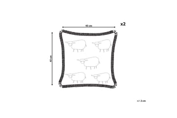 Prydnadskuddar Bannu set om 2 - Utemöbler & utemiljö - Dynor - Utomhuskuddar