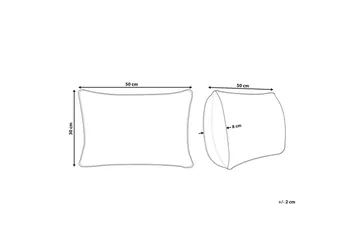 Prydnadskuddar Banori set om 2 Beige - Beige - Utemöbler & utemiljö - Dynor - Utomhuskuddar