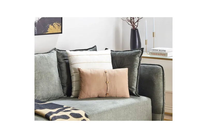 Prydnadskuddar Banori set om 2 Beige - Beige - Utemöbler & utemiljö - Dynor - Utomhuskuddar