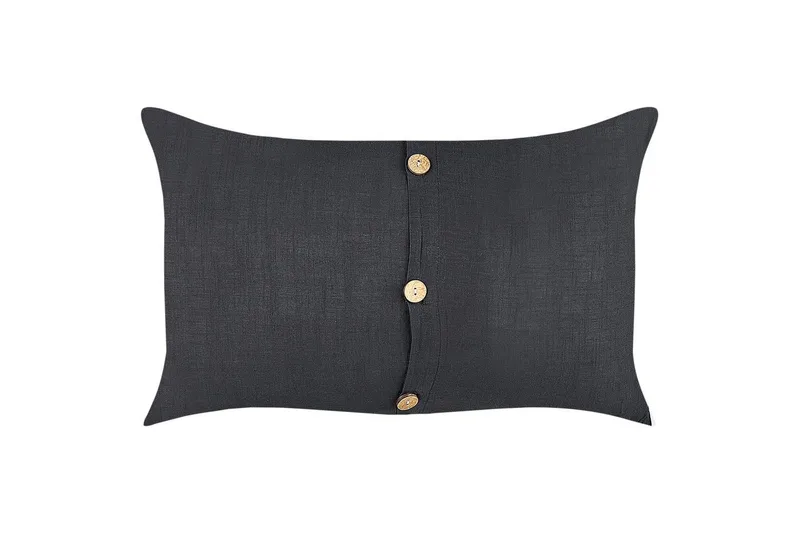 Prydnadskuddar Banori set om 2 Svart, Svart