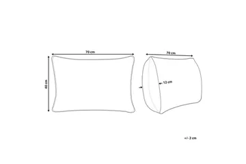 Prydnadskuddar Barja 70x40 cm - 70x40 cm - Utemöbler & utemiljö - Dynor - Utomhuskuddar