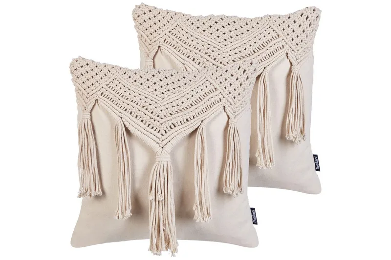Prydnadskuddar Bedadi set om 2