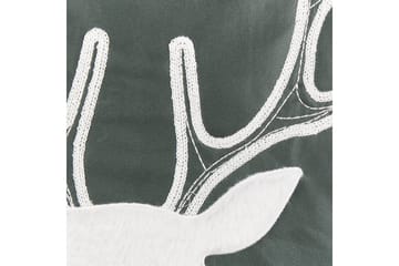 Prydnadskuddar Bicocca set om 2 Grön/Vit - Grön/Vit - Utemöbler & utemiljö - Dynor - Utomhuskuddar