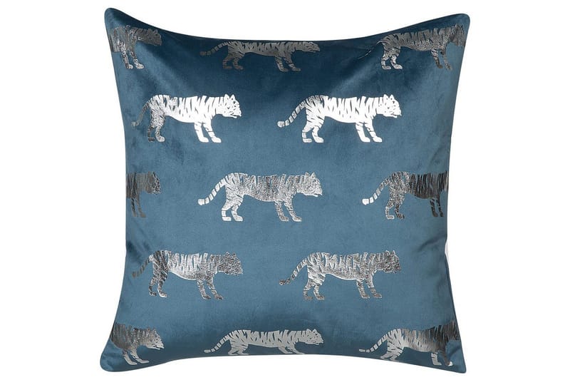 Prydnadskuddar Bluebell set om 2 Blå/Silver - Blå/Silver - Utemöbler & utemiljö - Dynor - Utomhuskuddar