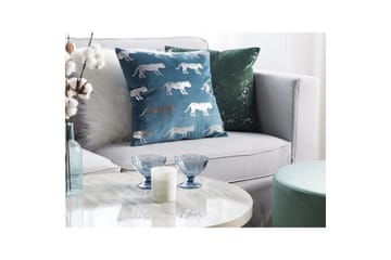 Prydnadskuddar Bluebell set om 2 Blå/Silver - Blå/Silver - Utemöbler & utemiljö - Dynor - Utomhuskuddar