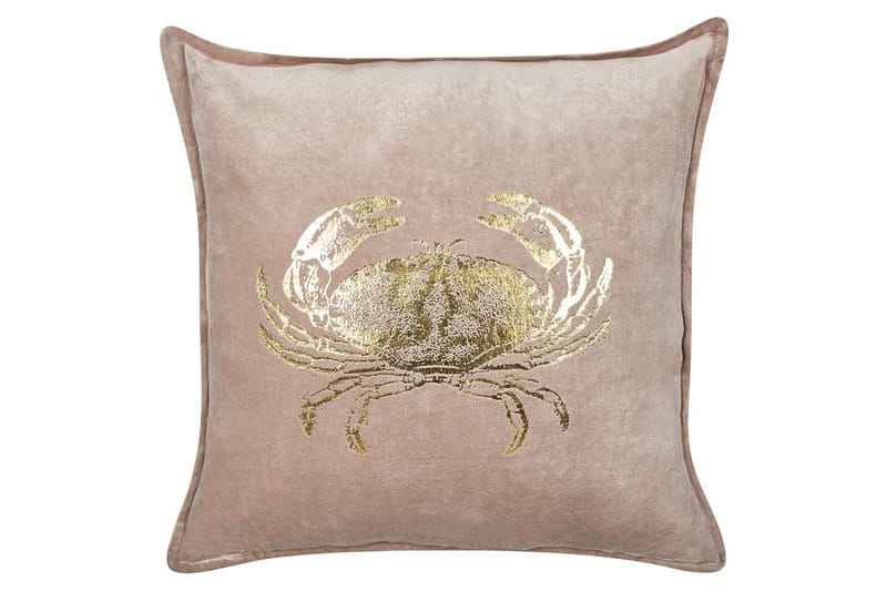 Prydnadskuddar Bossiella set om 2 Beige/guld - Beige/guld - Utemöbler & utemiljö - Dynor - Utomhuskuddar