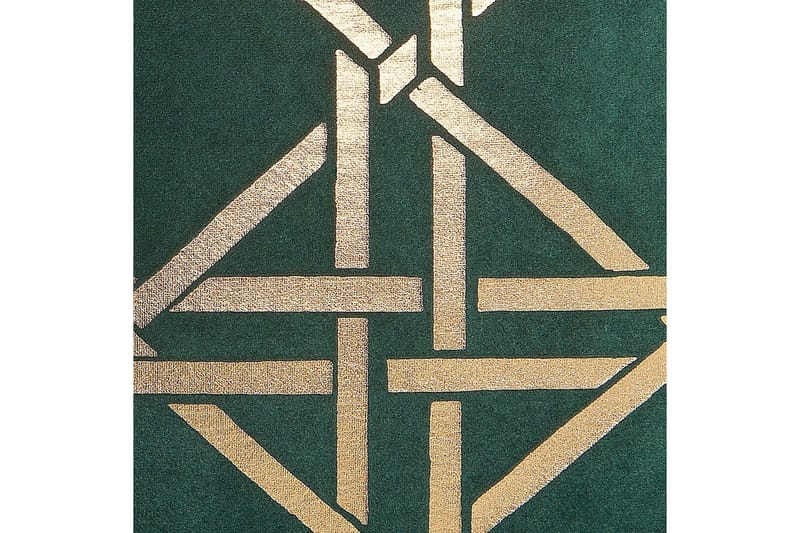 Prydnadskuddar Cassia set om 2 Grön/guld - Grön/guld - Textil & mattor - Kudde & kuddfodral - Prydnadskudde & soffkudde