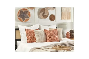 Prydnadskuddar Ceiba Röd/beige - Röd/beige - Utemöbler & utemiljö - Dynor - Utomhuskuddar