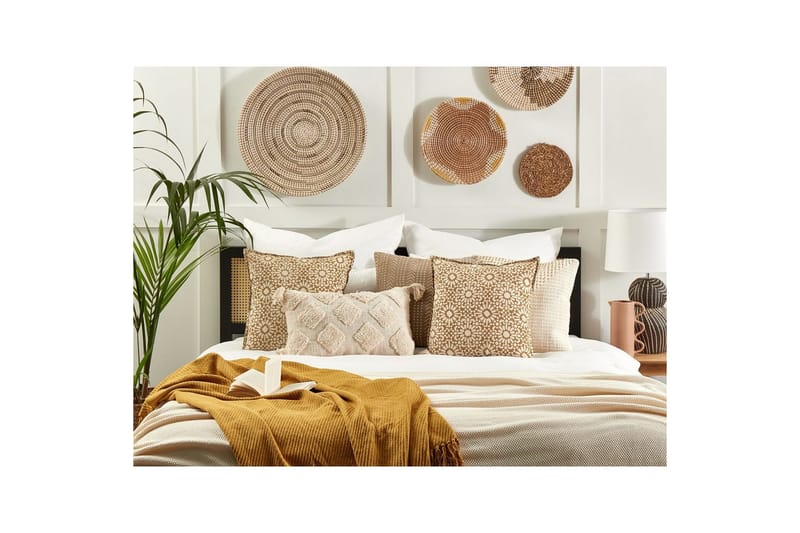 Prydnadskuddar Ceiba set om 2 Beige - Beige - Utemöbler & utemiljö - Dynor - Soffdyna & bänkdyna utemöbler