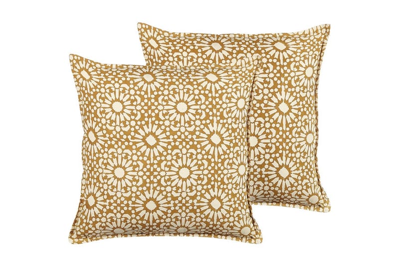 Prydnadskuddar Ceiba set om 2 Beige - Beige - Utemöbler & utemiljö - Dynor - Soffdyna & bänkdyna utemöbler