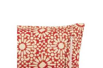 Prydnadskuddar Ceiba set om 2 Röd/beige - Röd/beige - Utemöbler & utemiljö - Dynor - Utomhuskuddar