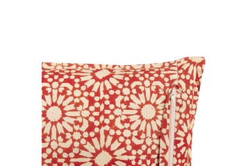 Prydnadskuddar Ceiba set om 2 Röd/beige - Röd/beige - Utemöbler & utemiljö - Dynor - Utomhuskuddar