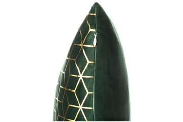 Prydnadskuddar Celosia set om 2 Grön/guld - Grön/guld - Utemöbler & utemiljö - Dynor - Utomhuskuddar