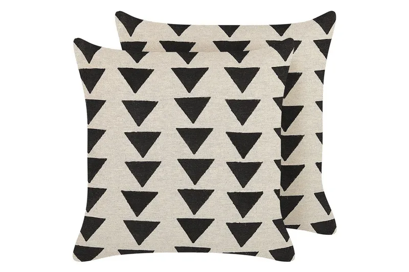 Prydnadskuddar Cercis set om 2