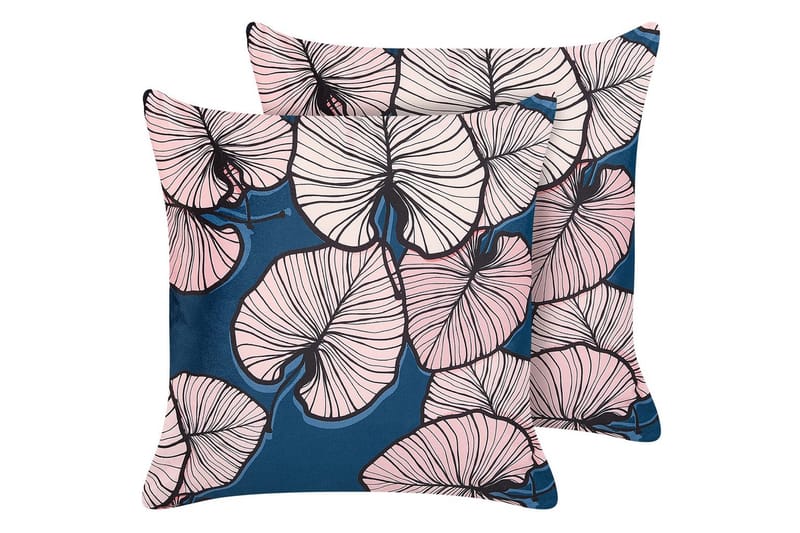 Prydnadskuddar Chrysanthemum set om 2 - Utemöbler & utemiljö - Dynor - Soffdyna & bänkdyna utemöbler