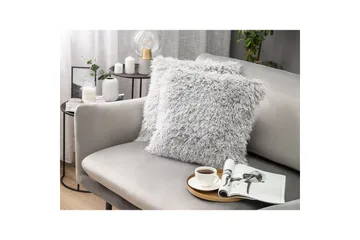 Prydnadskuddar Cide set om 2 Grå - Grå - Utemöbler & utemiljö - Dynor - Utomhuskuddar