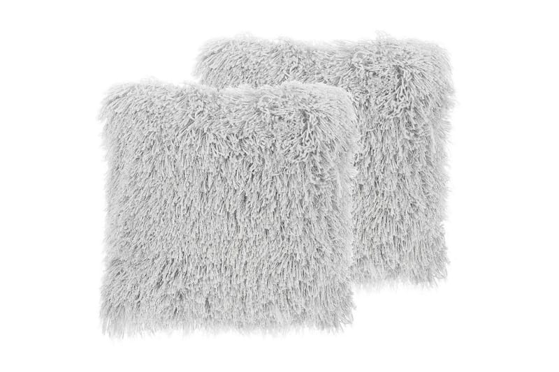 Prydnadskuddar Cide set om 2 Grå, Grå