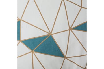 Prydnadskuddar Clarkia set om 2 Vit/Blå/Guld - Vit/Blå/Guld - Utemöbler & utemiljö - Dynor - Utomhuskuddar