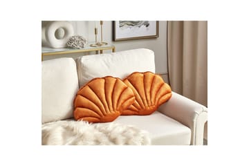 Prydnadskuddar Consolida set om 2 Orange - Orange - Utemöbler & utemiljö - Dynor - Utomhuskuddar