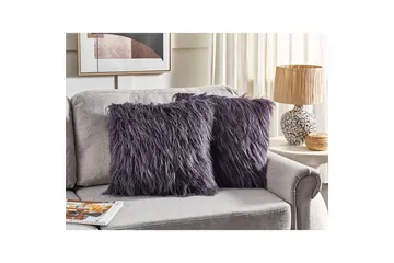 Prydnadskuddar Corokia set om 2 Grå - Grå - Utemöbler & utemiljö - Dynor - Utomhuskuddar