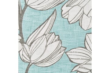 Prydnadskuddar Cyanotis set om 2 Vit/Blå - Vit/Blå - Utemöbler & utemiljö - Dynor - Utomhuskuddar