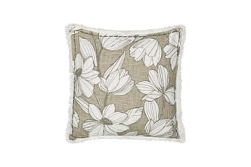 Prydnadskuddar Cyanotis set om 2 Vit/Grön - Vit/Grön - Utemöbler & utemiljö - Dynor - Utomhuskuddar