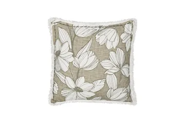 Prydnadskuddar Cyanotis set om 2 Vit/Grön - Vit/Grön - Utemöbler & utemiljö - Dynor - Utomhuskuddar