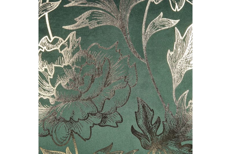 Prydnadskuddar Daffodil set om 2 Grön/guld - Grön/guld - Utemöbler & utemiljö - Dynor - Utomhuskuddar