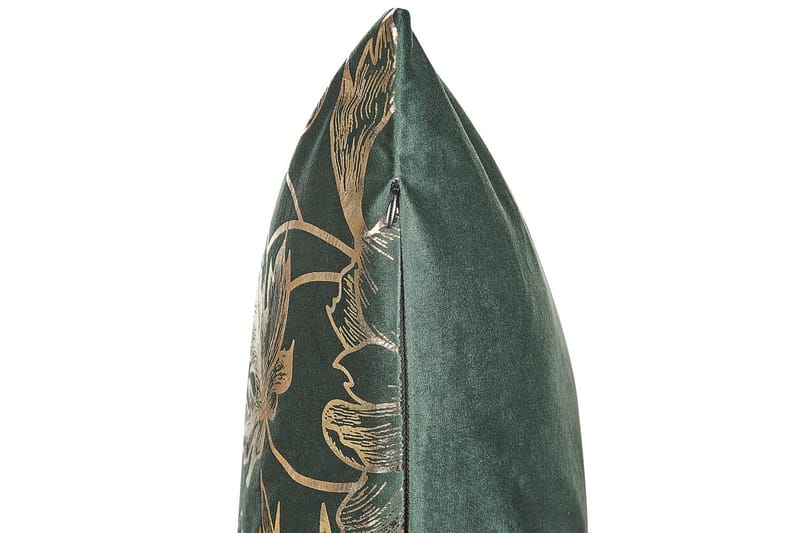 Prydnadskuddar Daffodil set om 2 Grön/guld - Grön/guld - Utemöbler & utemiljö - Dynor - Övriga dynor