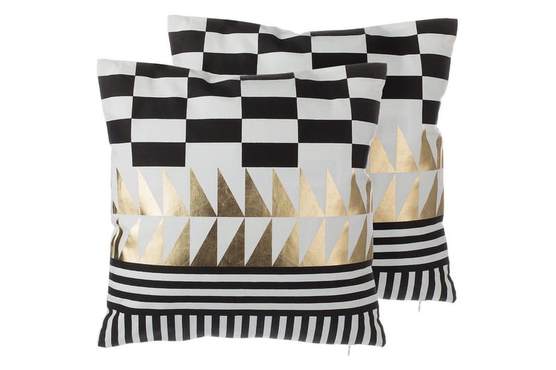 Prydnadskuddar Dalia set om 2