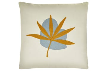 Prydnadskuddar Davallia set om 2 Beige/blå/orange - Beige/blå/orange - Utemöbler & utemiljö - Dynor - Utomhuskuddar