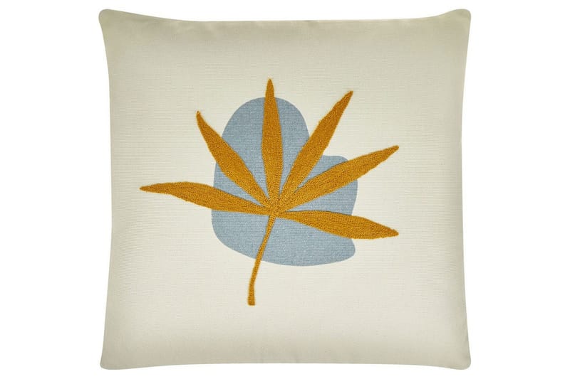 Prydnadskuddar Davallia set om 2 Beige/blå/orange - Beige/blå/orange - Utemöbler & utemiljö - Dynor - Utomhuskuddar