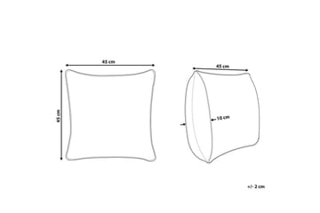 Prydnadskuddar Deepor Fyrkantig - Fyrkantig - Textil & mattor - Kudde & kuddfodral - Prydnadskudde & soffkudde