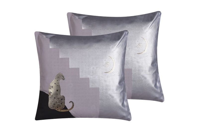 Prydnadskuddar Digitalis set om 2