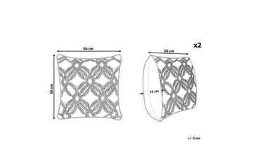 Prydnadskuddar Esenkoy set om 2 - Utemöbler & utemiljö - Dynor - Utomhuskuddar